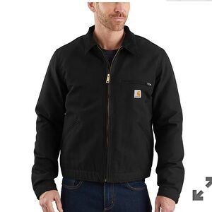 CARHARTT MEN'S BLANKET-LINED DETROIT JACKET - RELAXED FIT - DUCK - 1 WARM RATING
